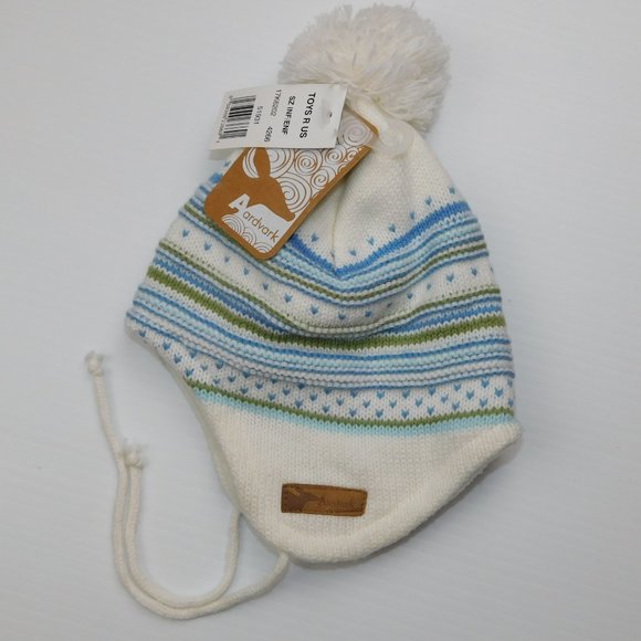 Aardvark 6-9 Months Winter Hat Pom Pom NEW - Picture 4 of 5